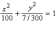 <strong>Find the equation in standard form of the ellipse, given the information provided. major axis of length 20, center at ; ellipse passes through </strong> A) B) C) D) E)