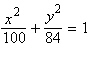 <strong>Find the equation in standard form of the ellipse, given the information provided. major axis of length 20, center at ; ellipse passes through </strong> A) B) C) D) E)