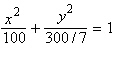 <strong>Find the equation in standard form of the ellipse, given the information provided. major axis of length 20, center at ; ellipse passes through </strong> A) B) C) D) E)