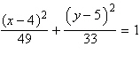 <strong>Find the equation in standard form of the ellipse, given the information provided. vertices , foci at </strong> A) B) C) D) E)
