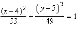 <strong>Find the equation in standard form of the ellipse, given the information provided. vertices , foci at </strong> A) B) C) D) E)