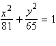 <strong>Use the eccentricity of the ellipse to find its equation in standard form. eccentricity , major axis of length 18 on the x -axis, center at </strong> A) B) C) D) E)