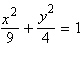 <strong>Use the eccentricity of the ellipse to find its equation in standard form. eccentricity , major axis of length 18 on the x -axis, center at </strong> A) B) C) D) E)