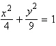 <strong>Use the eccentricity of the ellipse to find its equation in standard form. eccentricity , major axis of length 18 on the x -axis, center at </strong> A) B) C) D) E)