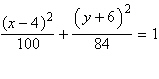 <strong>Use the eccentricity of the ellipse to find its equation in standard form. eccentricity , foci at </strong> A) B) C) D) E)
