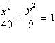 <strong>Find the equation in standard form of an ellipse with eccentricity , center at (0, 0), and major axis on the x -axis and of length 14.</strong> A) B) C) D) E)