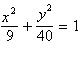 <strong>Find the equation in standard form of an ellipse with eccentricity , center at (0, 0), and major axis on the x -axis and of length 14.</strong> A) B) C) D) E)