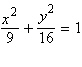 <strong>Find the equation in standard form of an ellipse with foci that passes through the point .</strong> A) B) C) D) E)