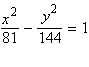 <strong>Find the vertices, foci, and asymptotes for the hyperbola given by the equation. </strong> A)vertices: , foci: , asymptotes: B)vertices: , foci: , asymptotes: C)vertices: , foci: , asymptotes: D)vertices: foci: , asymptotes: E)vertices: , foci: , asymptotes: