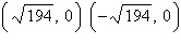 <strong>Find the vertices, foci, and asymptotes for the hyperbola given by the equation. </strong> A)vertices: , foci: , asymptotes: B)vertices: , foci: , asymptotes: C)vertices: , foci: , asymptotes: D)vertices: , foci: , asymptotes: E)vertices: , foci: , asymptotes: