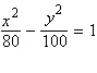 <strong>Find the equation in standard form of the hyperbola that satisfies the stated conditions, if it exists. foci and , asymptotes and </strong> A) B) C) D)does not exist E)