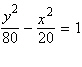 <strong>Find the equation in standard form of the hyperbola that satisfies the stated conditions, if it exists. foci and , asymptotes and </strong> A) B) C) D)does not exist E)
