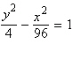 <strong>Find the equation in standard form of the hyperbola that satisfies the stated conditions, if it exists. foci and , asymptotes and </strong> A) B) C) D)does not exist E)