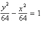 <strong>Find the equation in standard form of the hyperbola with asymptotes and , and vertices ( 9, 0)and (9, 0).</strong> A) B) C) D) E)