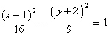 <strong>Find the equation in standard form of a hyperbola with vertices ( 1, 1)and ( 1, 5)and eccentricity .</strong> A) B) C) D) E)
