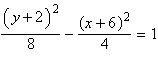 <strong>Use the eccentricity to find the equation of the hyperbola in standard form. center ( - 2, - 6), conjugate axis of length 8 with the transverse axis parallel to the x -axis, eccentricity 3</strong> A) B) C) D) E)