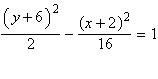 <strong>Use the eccentricity to find the equation of the hyperbola in standard form. center ( - 2, - 6), conjugate axis of length 8 with the transverse axis parallel to the x -axis, eccentricity 3</strong> A) B) C) D) E)