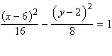 <strong>Use the eccentricity to find the equation of the hyperbola in standard form. center ( - 2, - 6), conjugate axis of length 8 with the transverse axis parallel to the x -axis, eccentricity 3</strong> A) B) C) D) E)