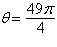 Find a rectangular form of the equation   .