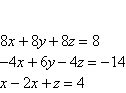 <strong>Solve the system of equations below: </strong> A) B) C) D) E)