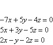 <strong>Solve the system of equations below: </strong> A) B) C) D) E)