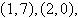 <strong>Find the center of the circle whose graph passes through the points and </strong> A) B) C) D) E)