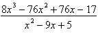 <strong>Find the partial fraction decomposition of the rational expression below. </strong> A) B) C) D) E)