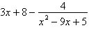 <strong>Find the partial fraction decomposition of the rational expression below. </strong> A) B) C) D) E)