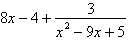 <strong>Find the partial fraction decomposition of the rational expression below. </strong> A) B) C) D) E)