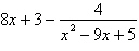 <strong>Find the partial fraction decomposition of the rational expression below. </strong> A) B) C) D) E)