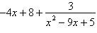 <strong>Find the partial fraction decomposition of the rational expression below. </strong> A) B) C) D) E)