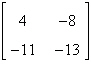 <strong>If possible, find A B . </strong> A) B)not possible C) D) E)