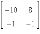 <strong>If possible, find A B . </strong> A) B)not possible C) D) E)