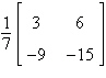<strong>Find the inverse of the matrix .</strong> A) B) C) D) E)