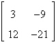 <strong>Find the inverse of the matrix .</strong> A) B) C) D) E)