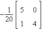 <strong>Find the inverse of the matrix (if it exists).</strong> A)does not exist B) C) D) E)