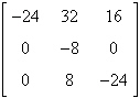 <strong>Use the matrix capabilities of a graphing utility to find the inverse of the matrix (if it exists).</strong> A)does not exist B) C) D) E)