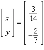 <strong>Solve the system of linear equations using an inverse matrix.</strong> A) B) C) D) E)