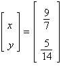 <strong>Solve the system of linear equations using an inverse matrix.</strong> A) B) C) D) E)