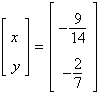 <strong>Solve the system of linear equations using an inverse matrix.</strong> A) B) C) D) E)