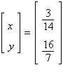 <strong>Solve the system of linear equations using an inverse matrix.</strong> A) B) C) D) E)