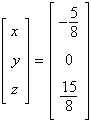 <strong>Solve the system of linear equations using an inverse matrix.</strong> A) B) C) D) E)