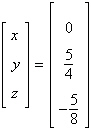 <strong>Solve the system of linear equations using an inverse matrix.</strong> A) B) C) D) E)