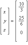 <strong>Use the matrix capabilities of a graphing utility to solve the following system of linear equations: </strong> A) B) C) D) E)