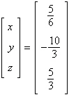 <strong>Use the matrix capabilities of a graphing utility to solve the following system of linear equations: </strong> A) B) C) D) E)