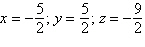 <strong>Use Cramer s Rule to solve the following system of linear equations: </strong> A) B) C) D) E)