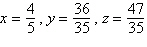 <strong>Use Cramer s Rule to solve the following system of linear equations: </strong> A) B) C) D) E)