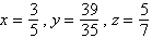 <strong>Use Cramer s Rule to solve the following system of linear equations: </strong> A) B) C) D) E)