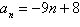 <strong>Find the n th term of the arithmetic sequence. -1, 7, 15</strong> A) B) C) D) E)
