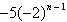 <strong>Find the n th term of the geometric sequence. 5, -10, 20,...</strong> A) B) C) D) E)